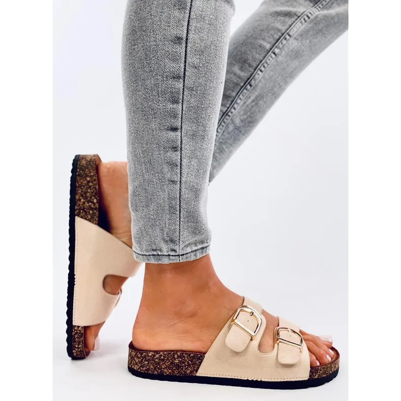 Scholki Byrd Chaussons en liège beige
