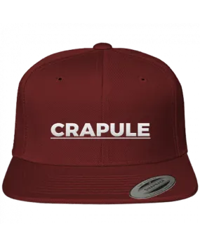 Snapback classique brodé Crapule par tunetoo