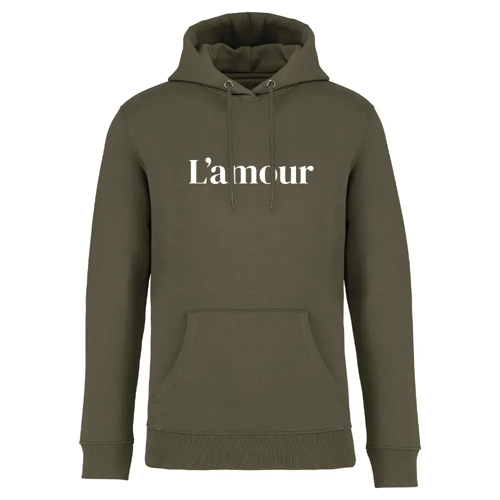 Sweat Capuche Recyclé - L'amour