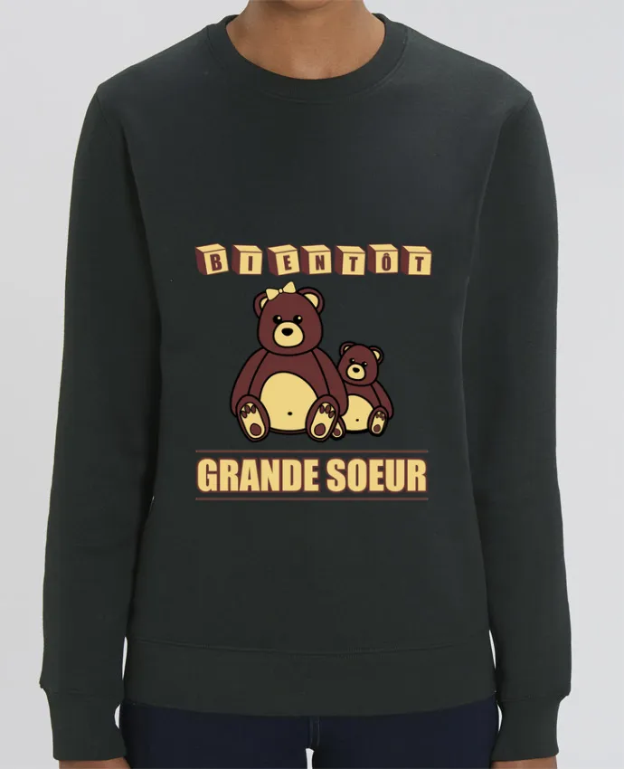 Sweat-shirt Bientôt Grande Soeur Par Benichan
