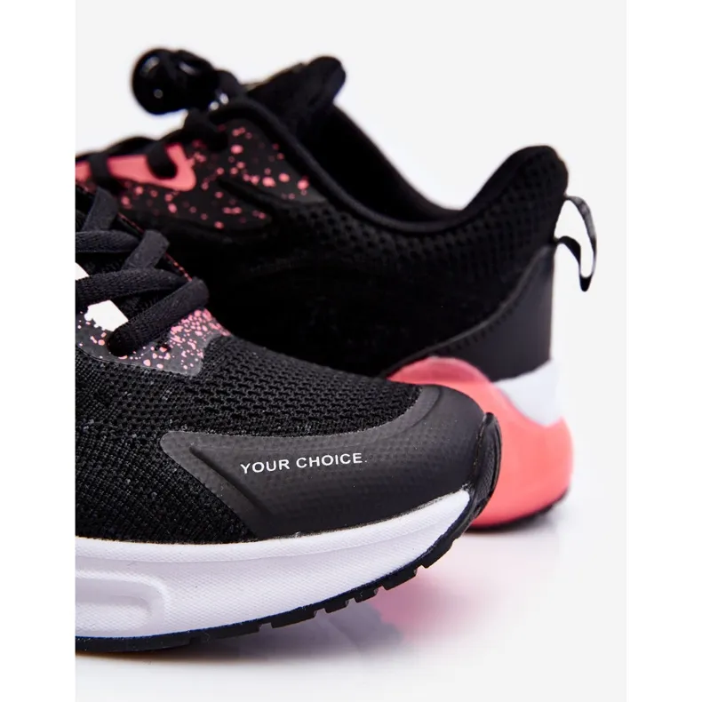 Système de mousse à mémoire de forme à la mode Chaussures de sport Big Star LL274318 Noir le noir