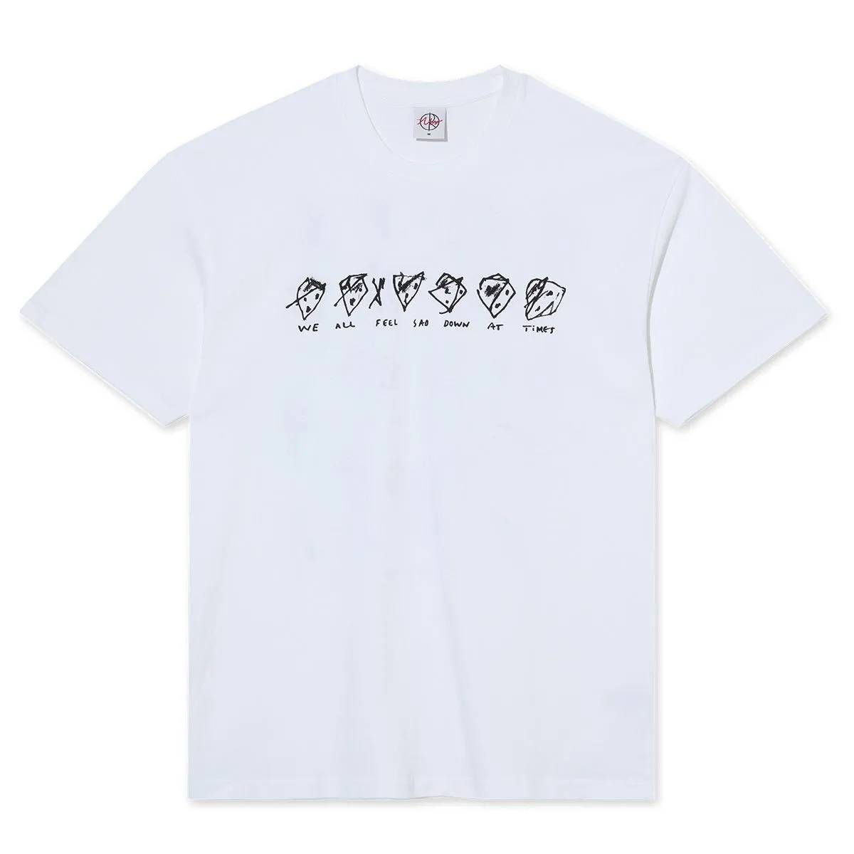 Tee Shirt Polar Sad At Times White