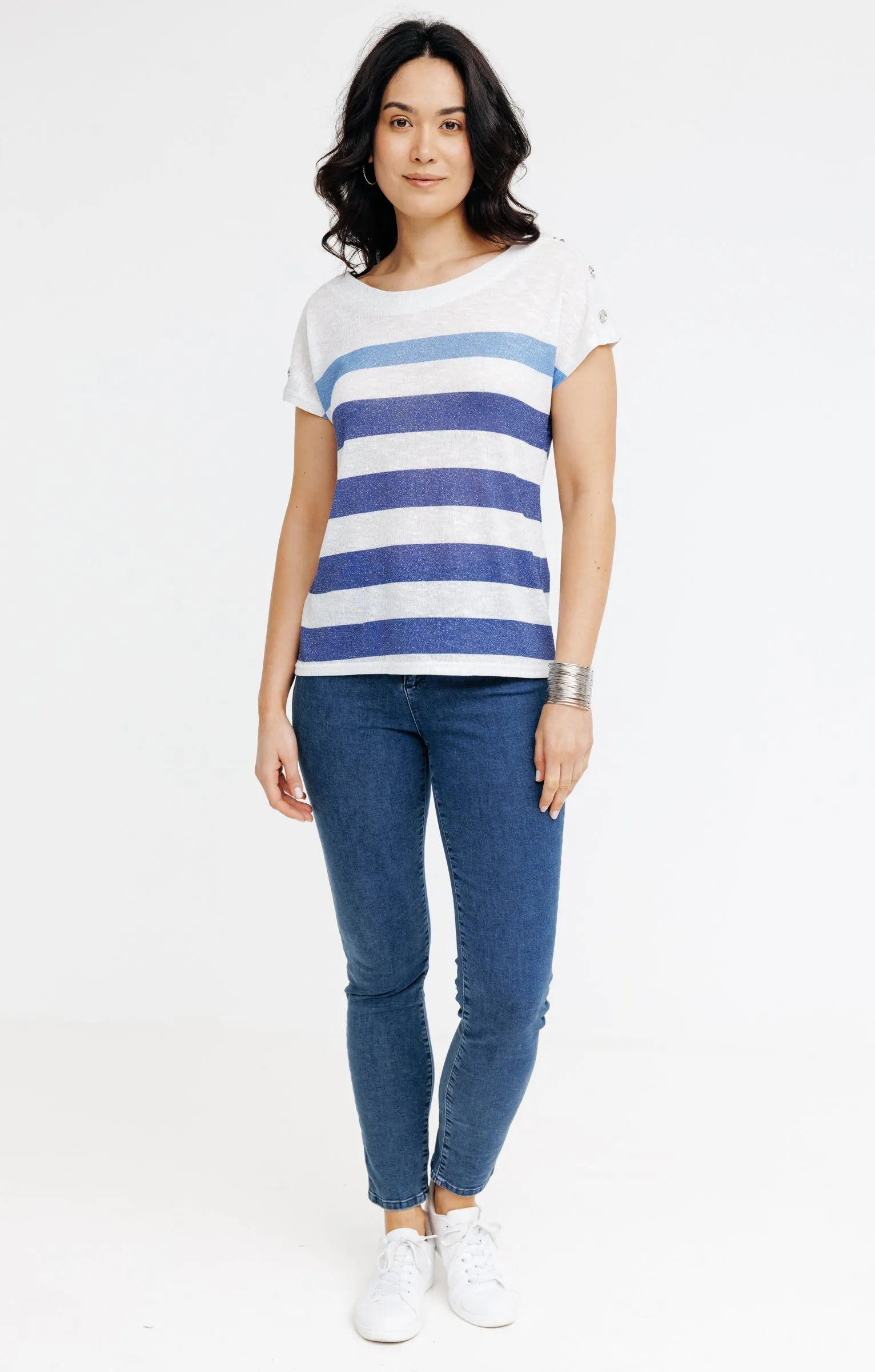 Tee-shirt été à rayures - 18,97 €