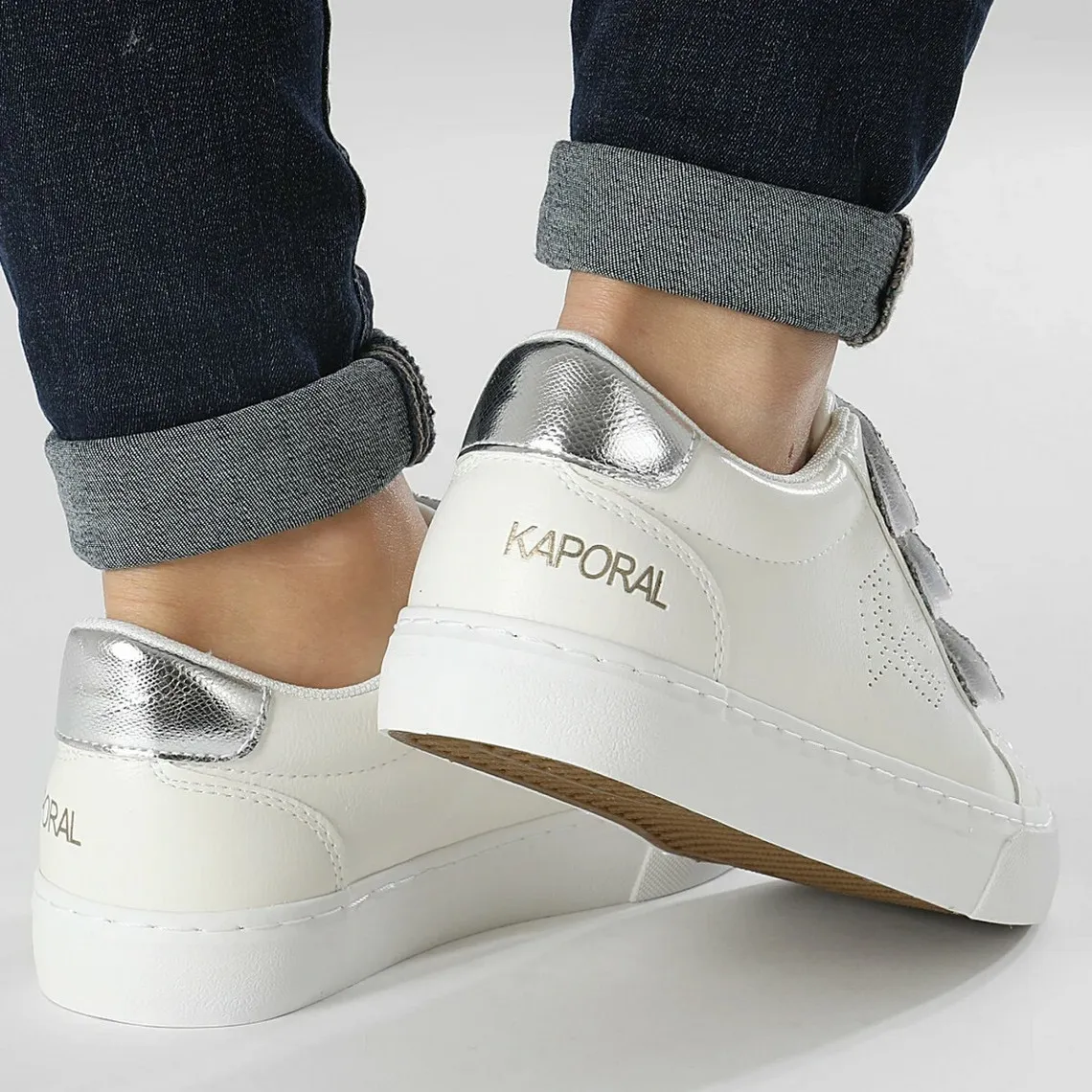 Tennis velcro femme TIPPY blanc | 3 Suisses