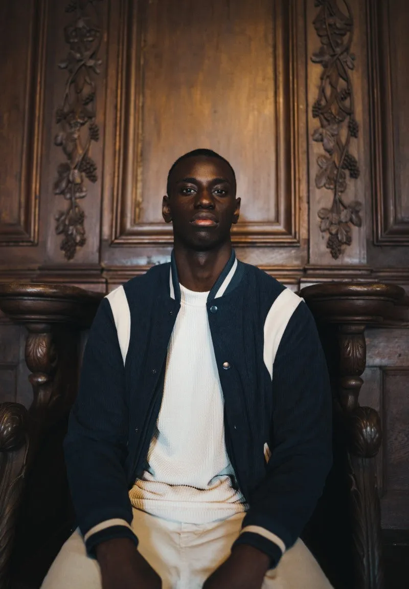 Veste teddy cotelé