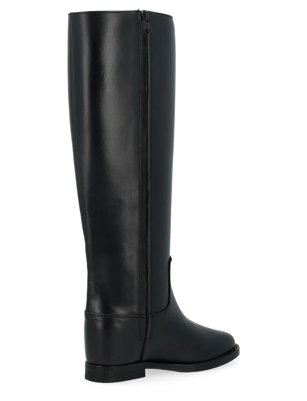 Via Roma 15 Botte en cuir noir V or