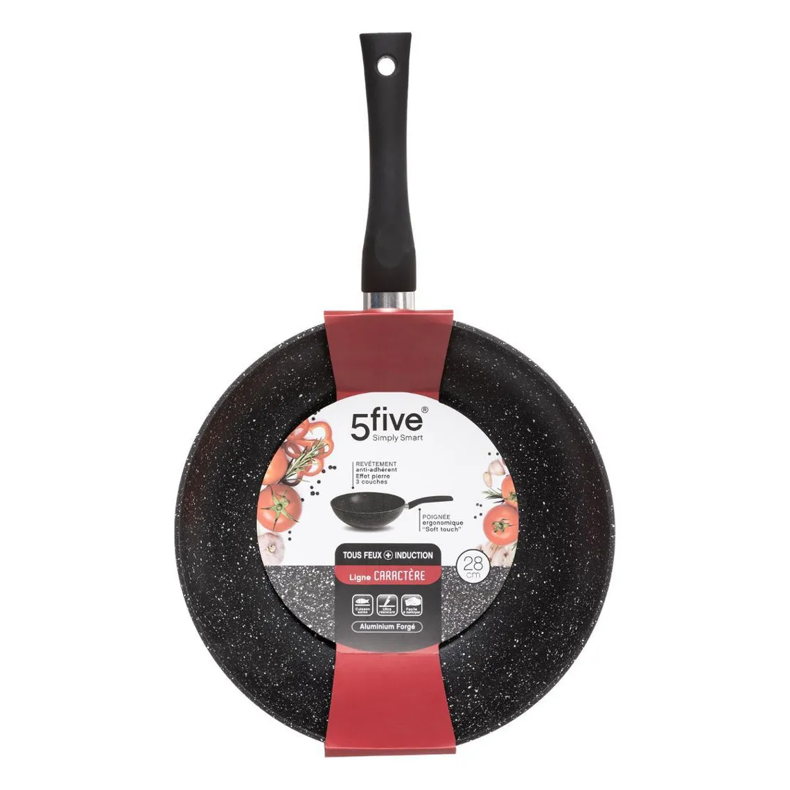 Wok aluminium forgé 