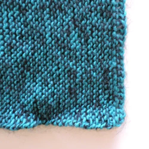 Écharpe mohair mérinos bleu noire large